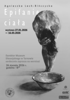 Plakat wystawy"Epifanie ciała"