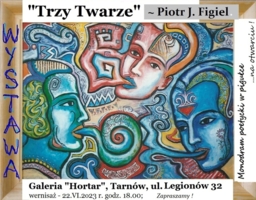 Plakat wystawy "Trzy twarze"