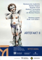 Plakat wystawy "Artefakt II"