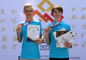 Filip Tyński (z lewej) i Hubert Słowik