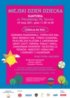 Plakat Miejskiego Dnia Dziecka
