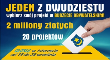 Głosowanie na projekty OD 19 WRZEŚNIA