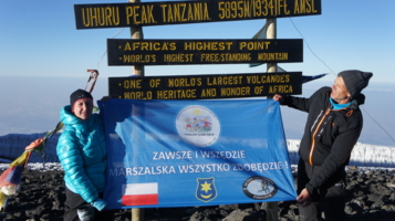 Zdobyła szczyt Kilimandżaro