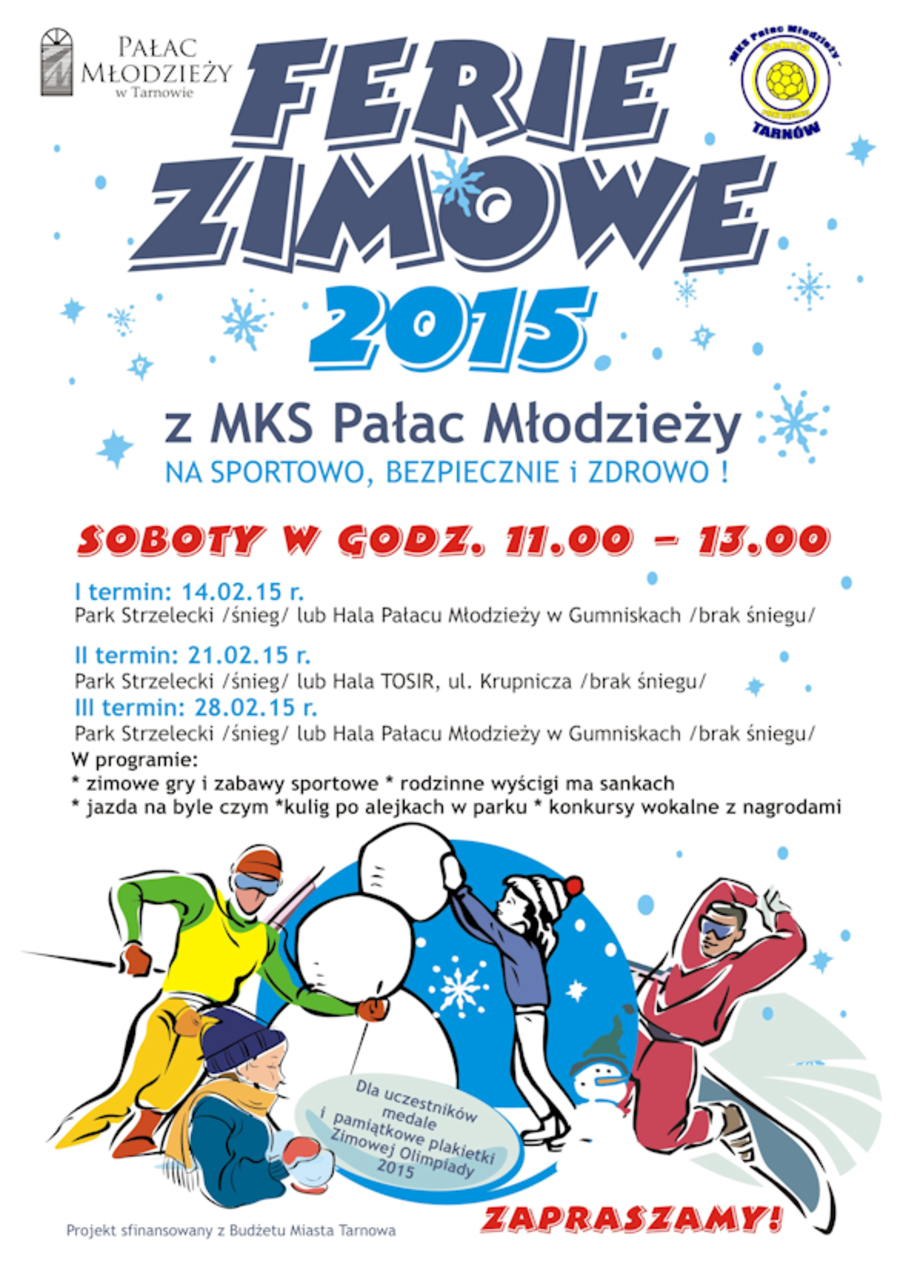 Ferie z MKS Pałac Młodzieży