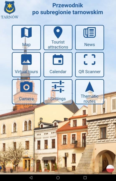 Przewodnik po subregionie tarnowskim - aplikacja