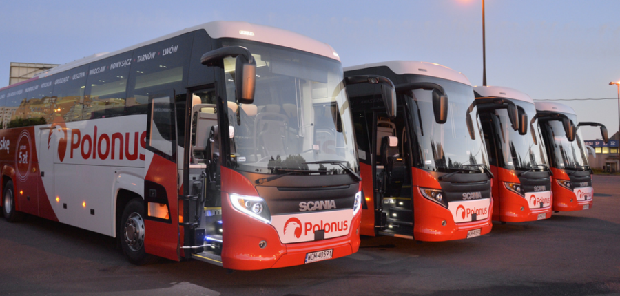 Autobusy firmy Polonus