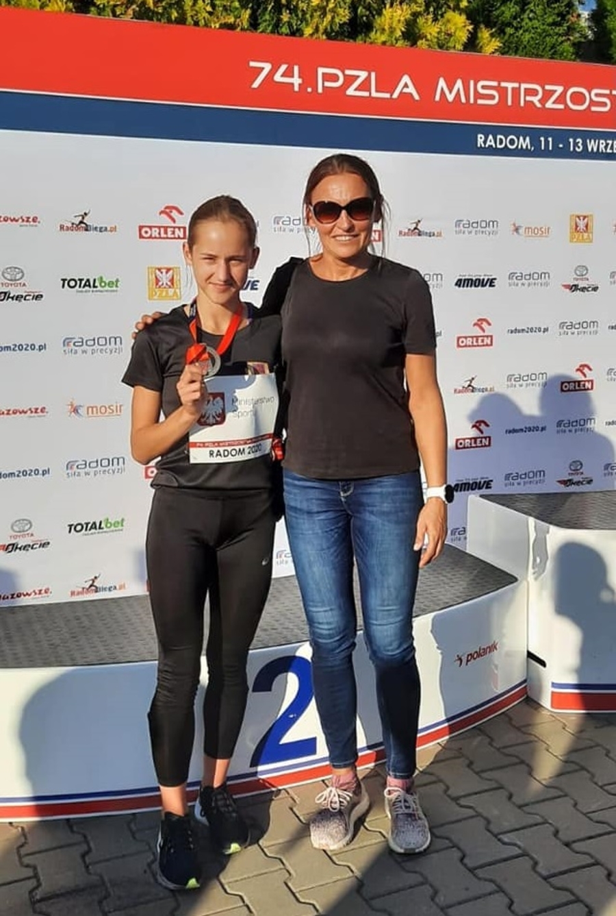 Paulina Sowa i jej trenerka Halina Grech