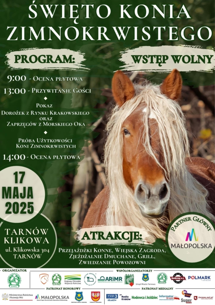 Plakat "Święta Konia Zimnokrwistego"