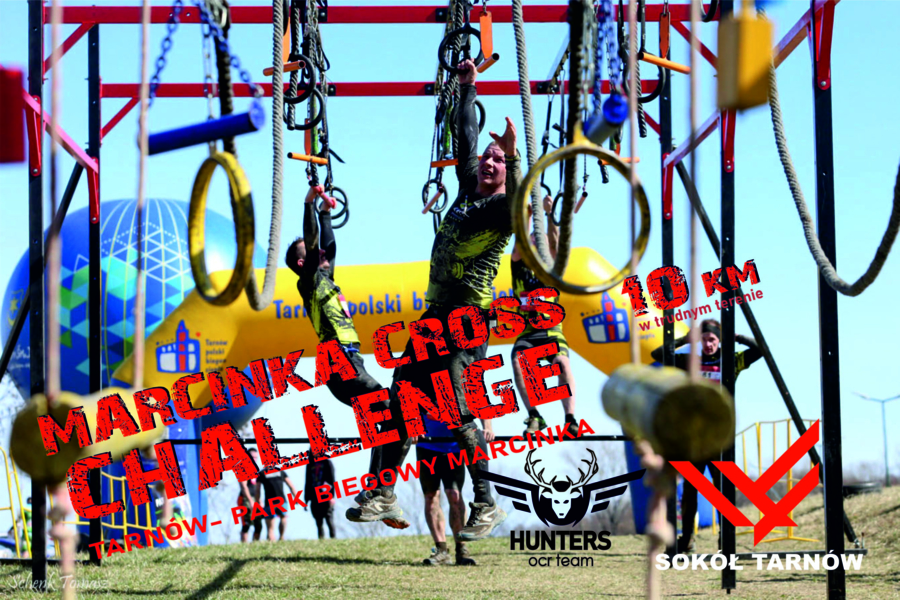 Plakat biegu "Marcinka Cross Challenge"
