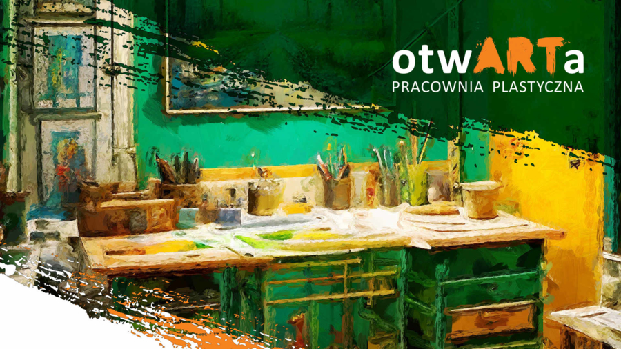 Plakat otwARTej Pracowni Plastycznej TCK