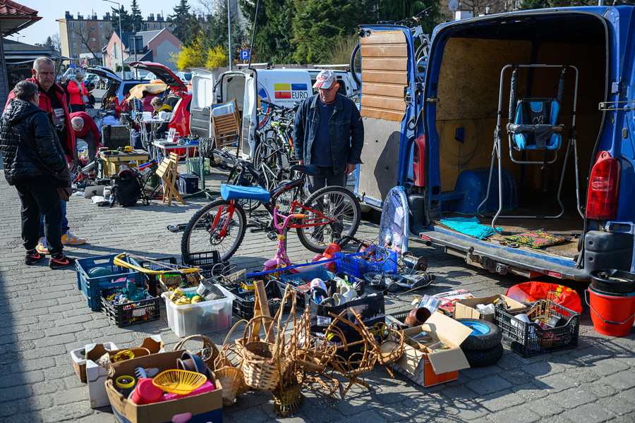 wyprzedaż z bagażników