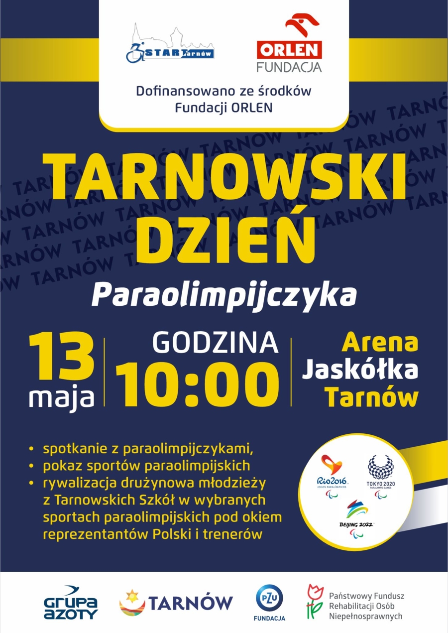 Plakat Tarnowskiego Dnia Olimpijczyka
