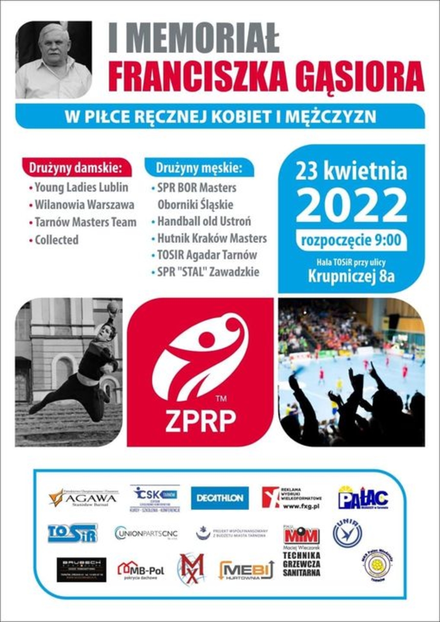 Plakat I Memoriału Franciszka Gąsiora