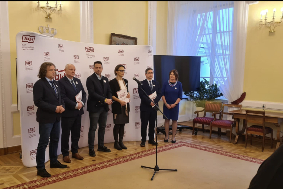 Krajowy Plan Odbudowy - konferencja u prezydenta Warszawy, Rafała Trzaskowskiego