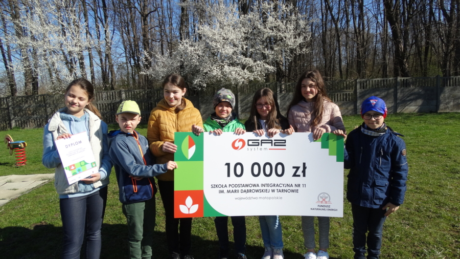 Czek dla SP nr 11 w Tarnowie