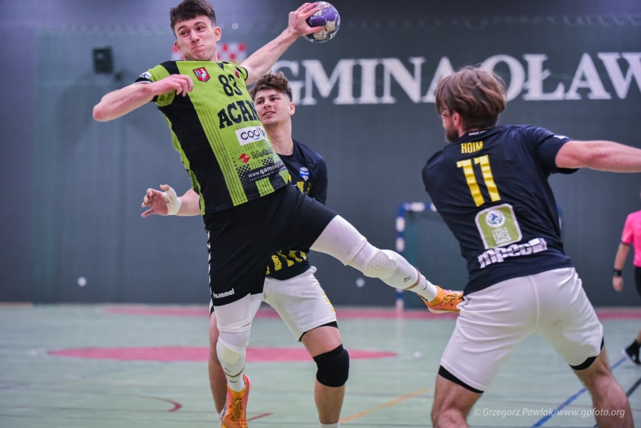 Mecz pierwszej ligi piłki ręcznej mężczyzn: Acana Moto-Jelcz Oława - Handball Pałac Tarnów