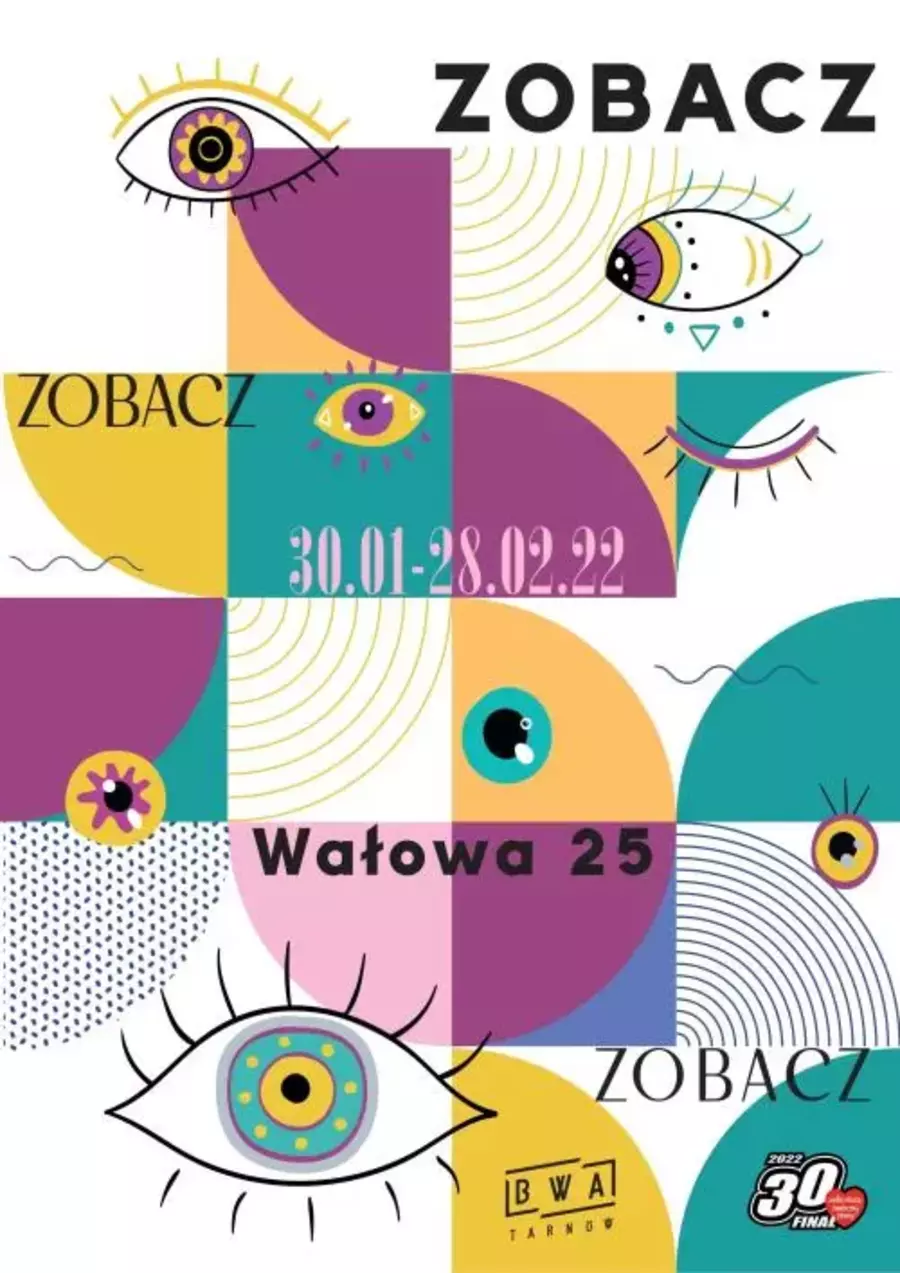 Plakat wystawy w BWA "Zobacz"