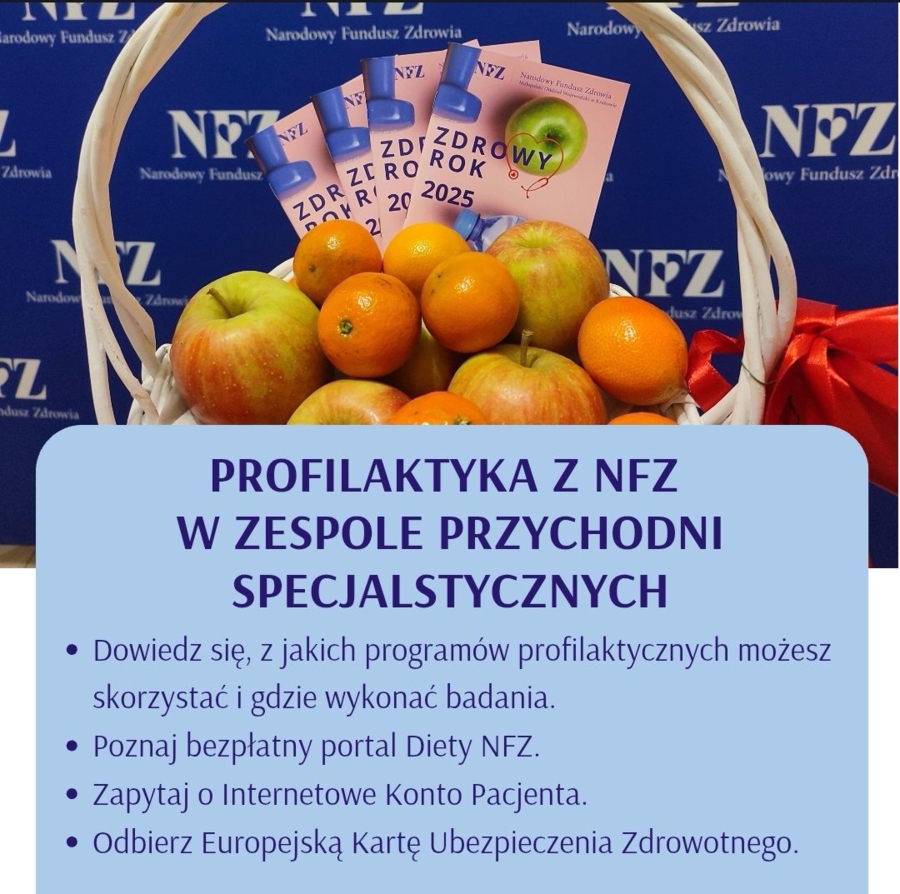 plakat zachęcający do profilaktycznych badań