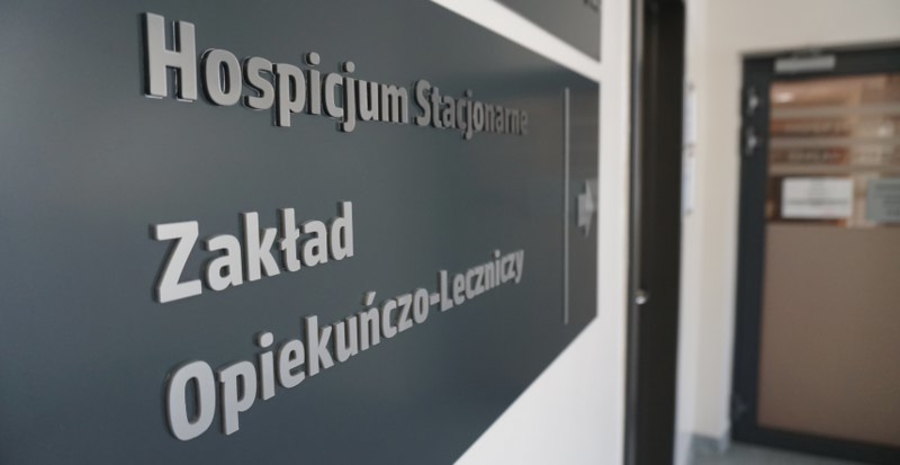 Tablica hospicjum w MCM