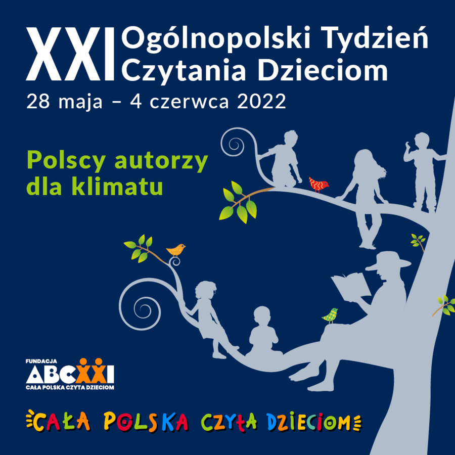 Plakat XXI Ogólnopolskiego Tygodnia Czytania Dzieciom