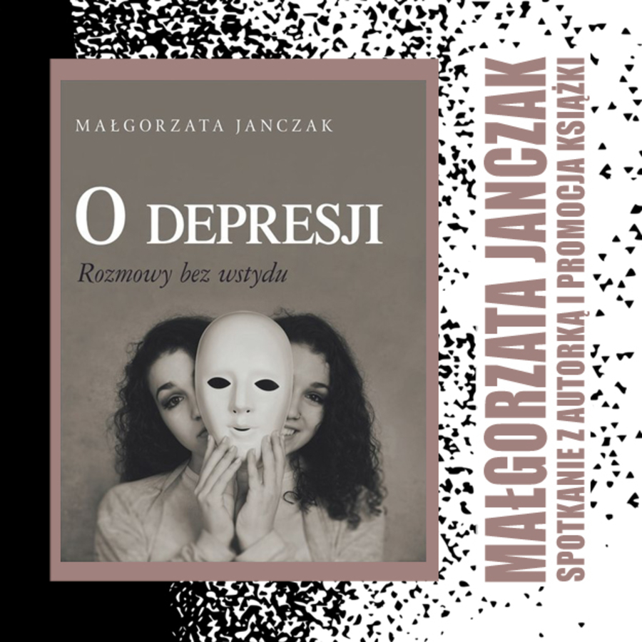 Plakat spotkania autorskiego z Małgorzatą Janczak