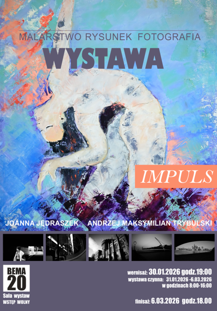 Plakat wystawy "Impuls"