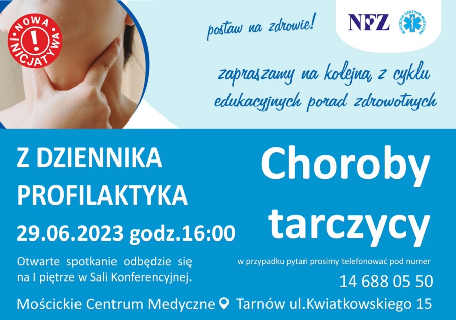 Plakat spotkania "Z dziennika profilaktyka"