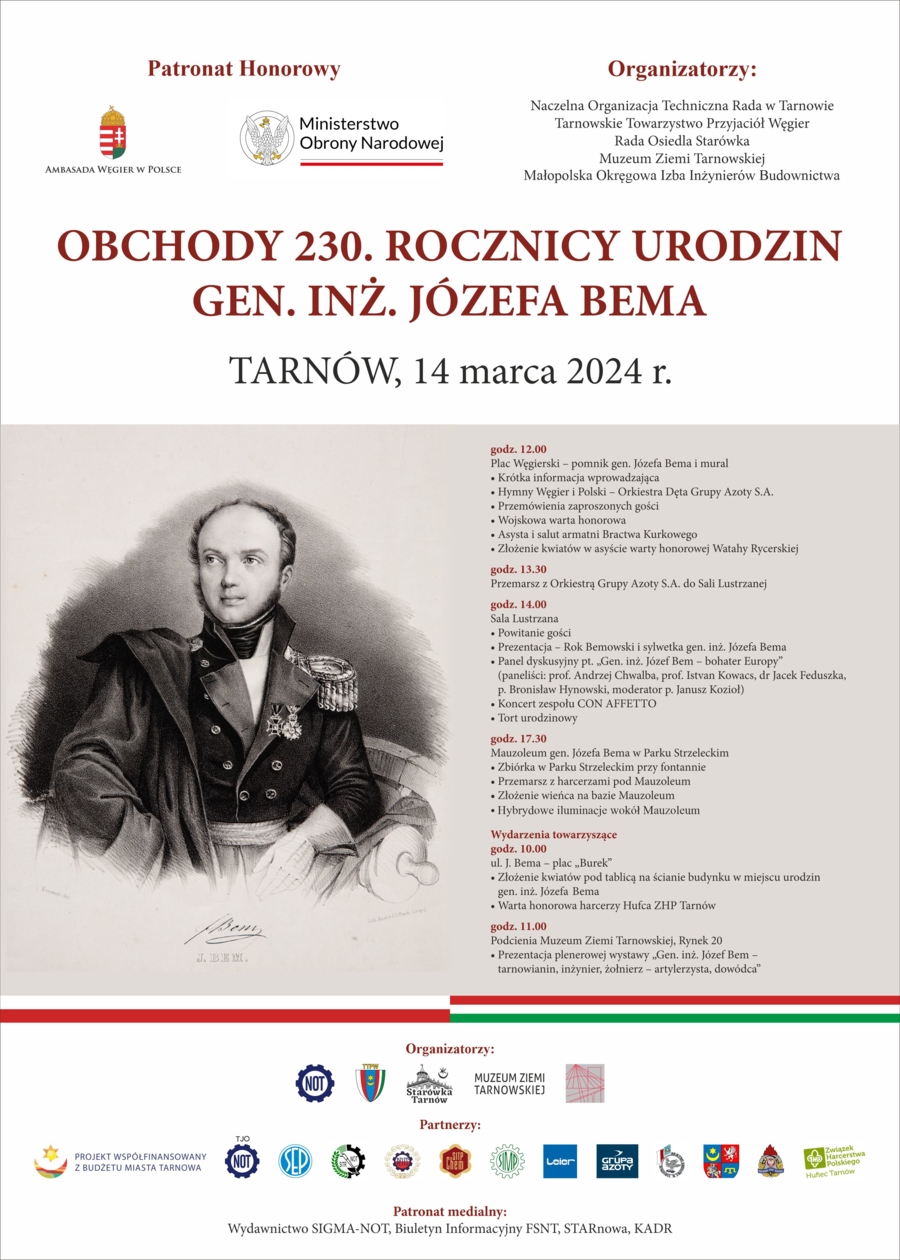 Plakat ogólnopolskich obchodów Roku Bemowskiego