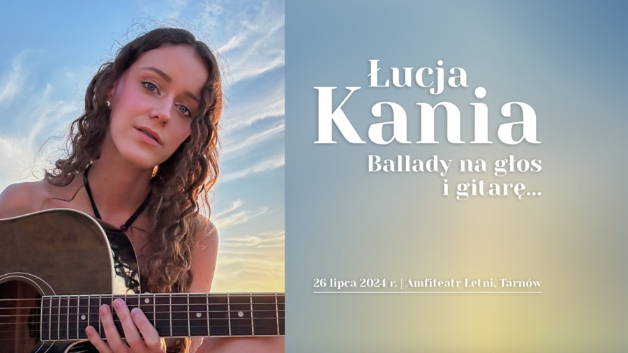 Plakat koncertu Łucji Kani