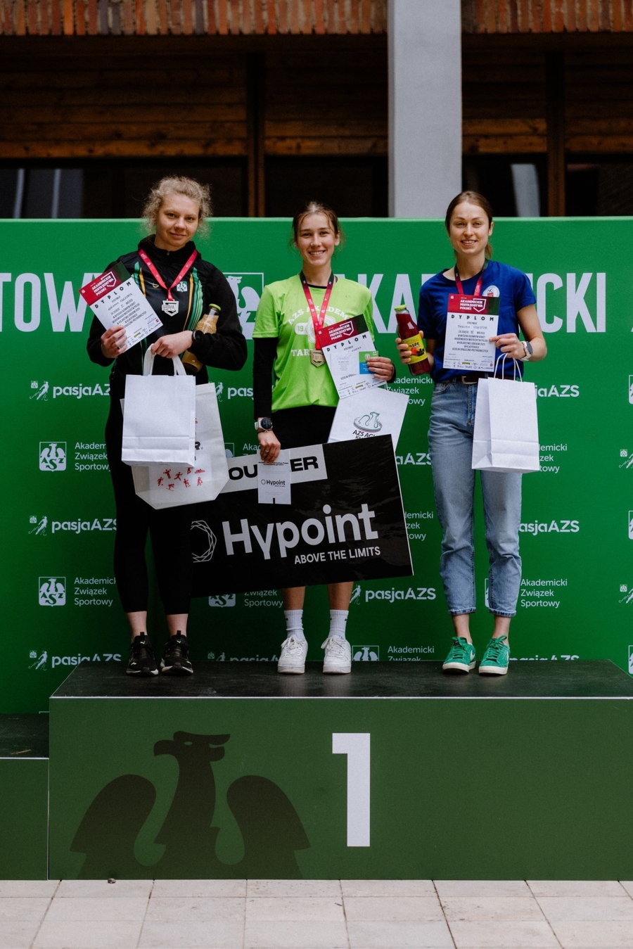 Na najwyższym stopniu podium Gabriela Hudyka