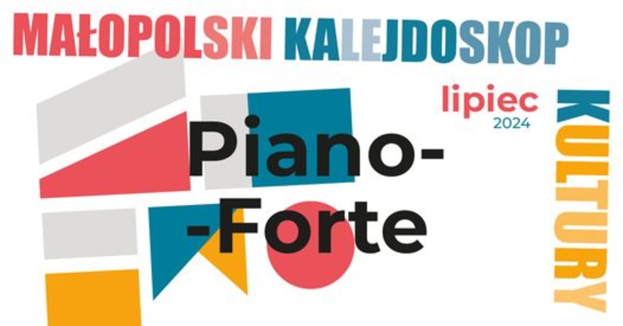 Plakat koncertu "Piano-Forte"