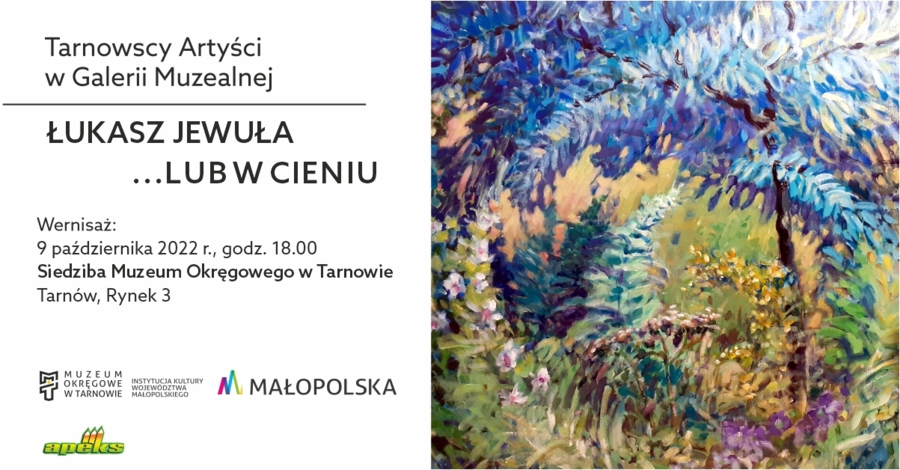 Baner wystawy Łukasza Jewuły