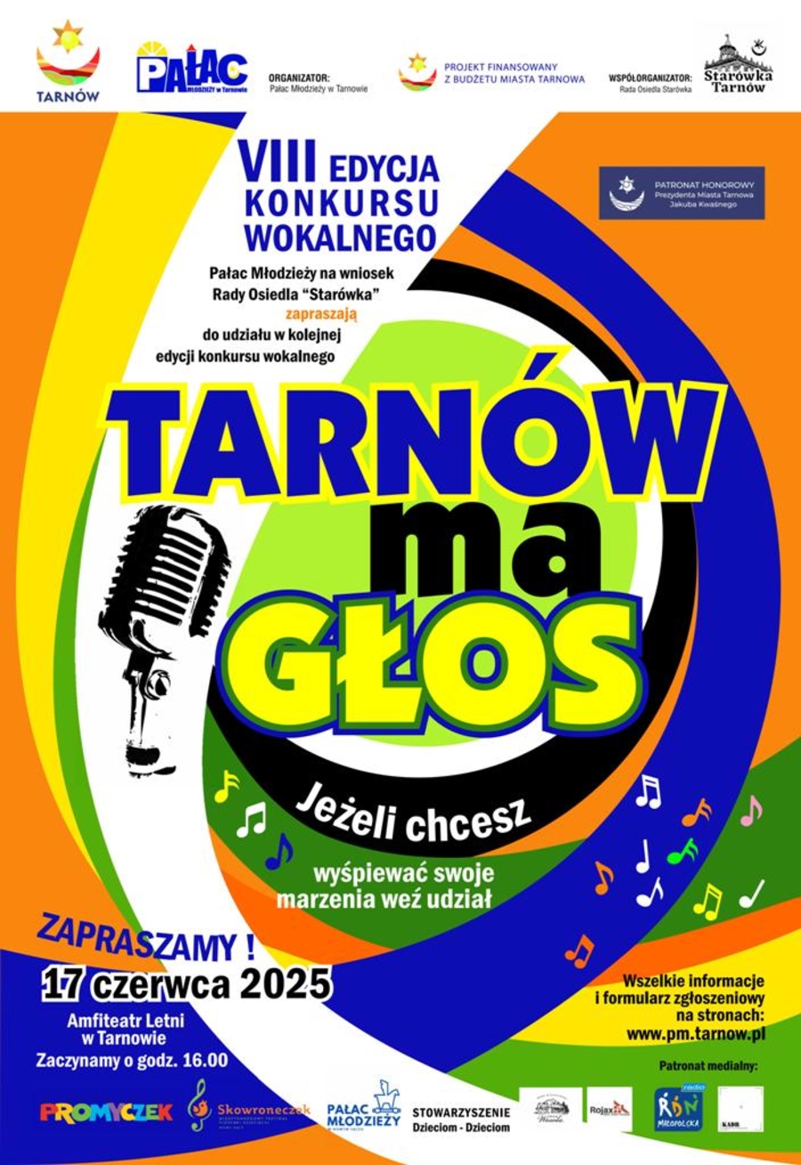 Plakat konkursu "Tarnów ma głos"