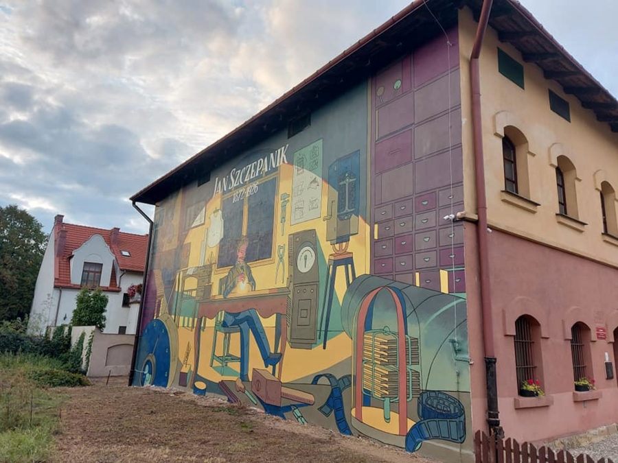 Mural Szczepanika będzie oficjalnie otwarty 30 września