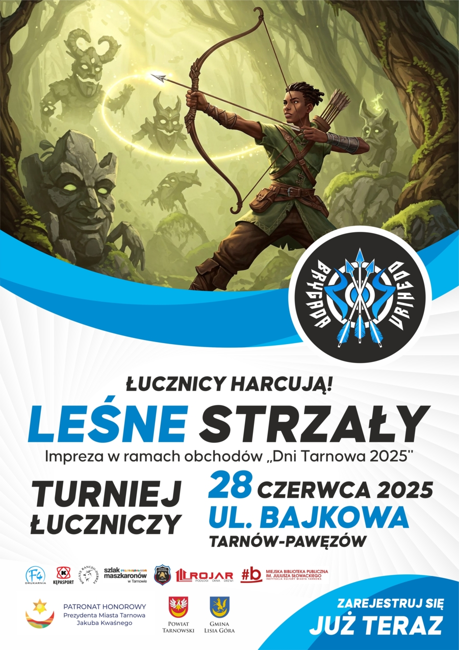 Plakat turnieju łuczniczego