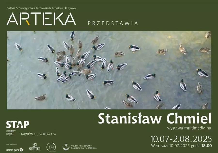Plakat wystawy Stanisława Chmiela