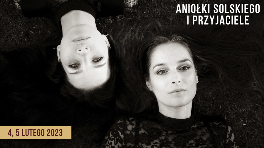Plakat koncertów Aniołki Solskiego i Przyjaciele