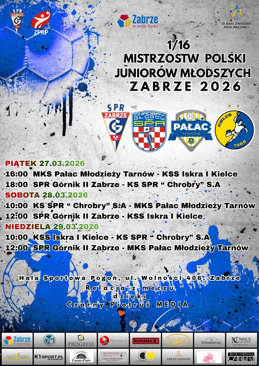 Plakat turnieju w Zabrzu