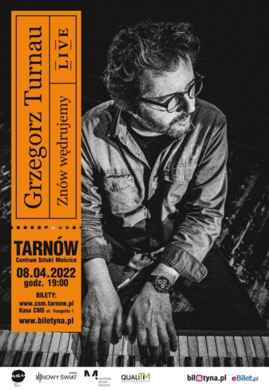 plakat koncertu Grzegorza Turnaua