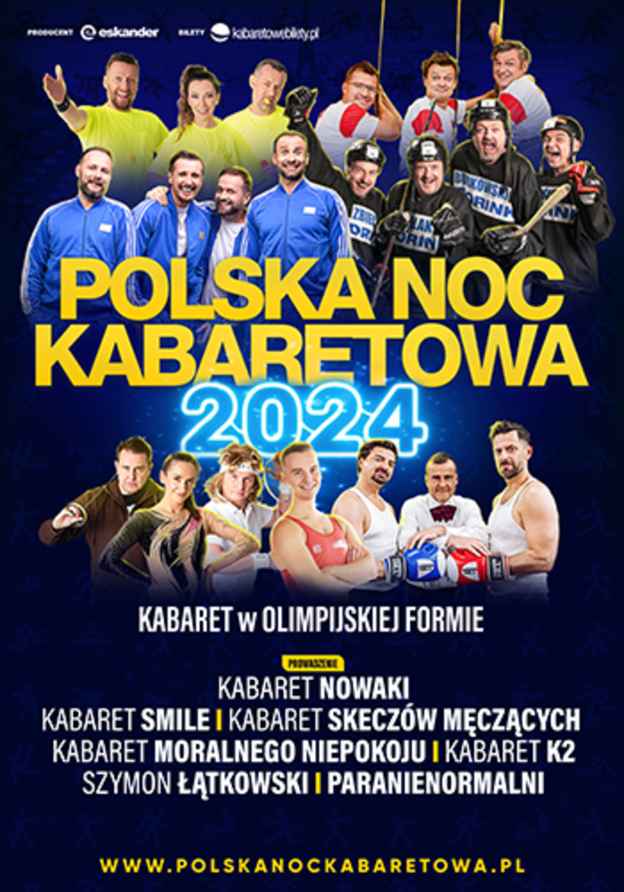 plakat Polska Noc Kabaretowa