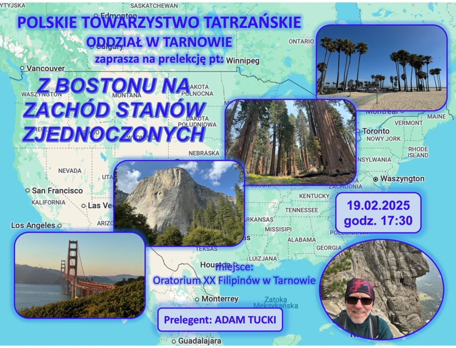 Plakat prelekcji Adama Tuckiego