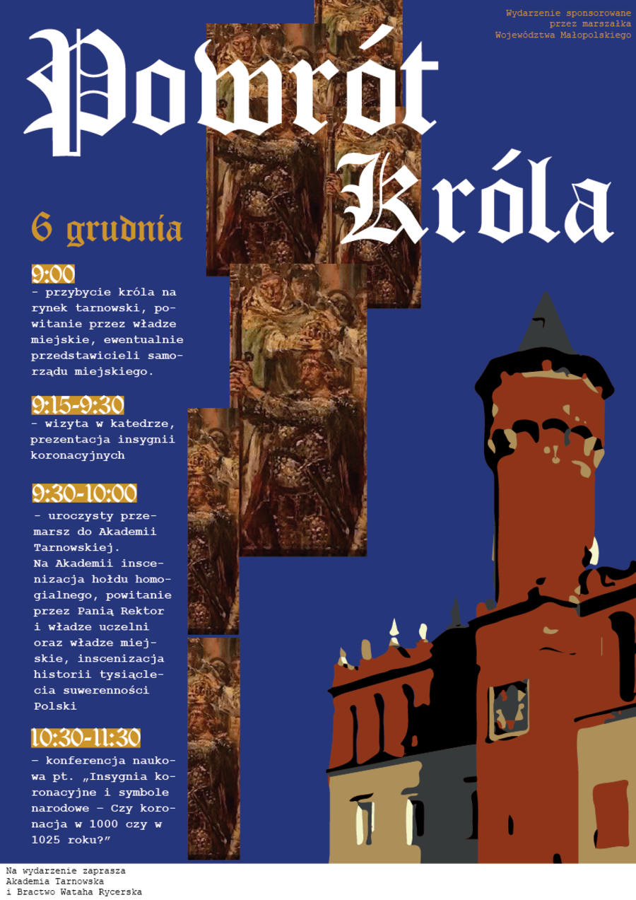 Plakat "Powrotu Króla"
