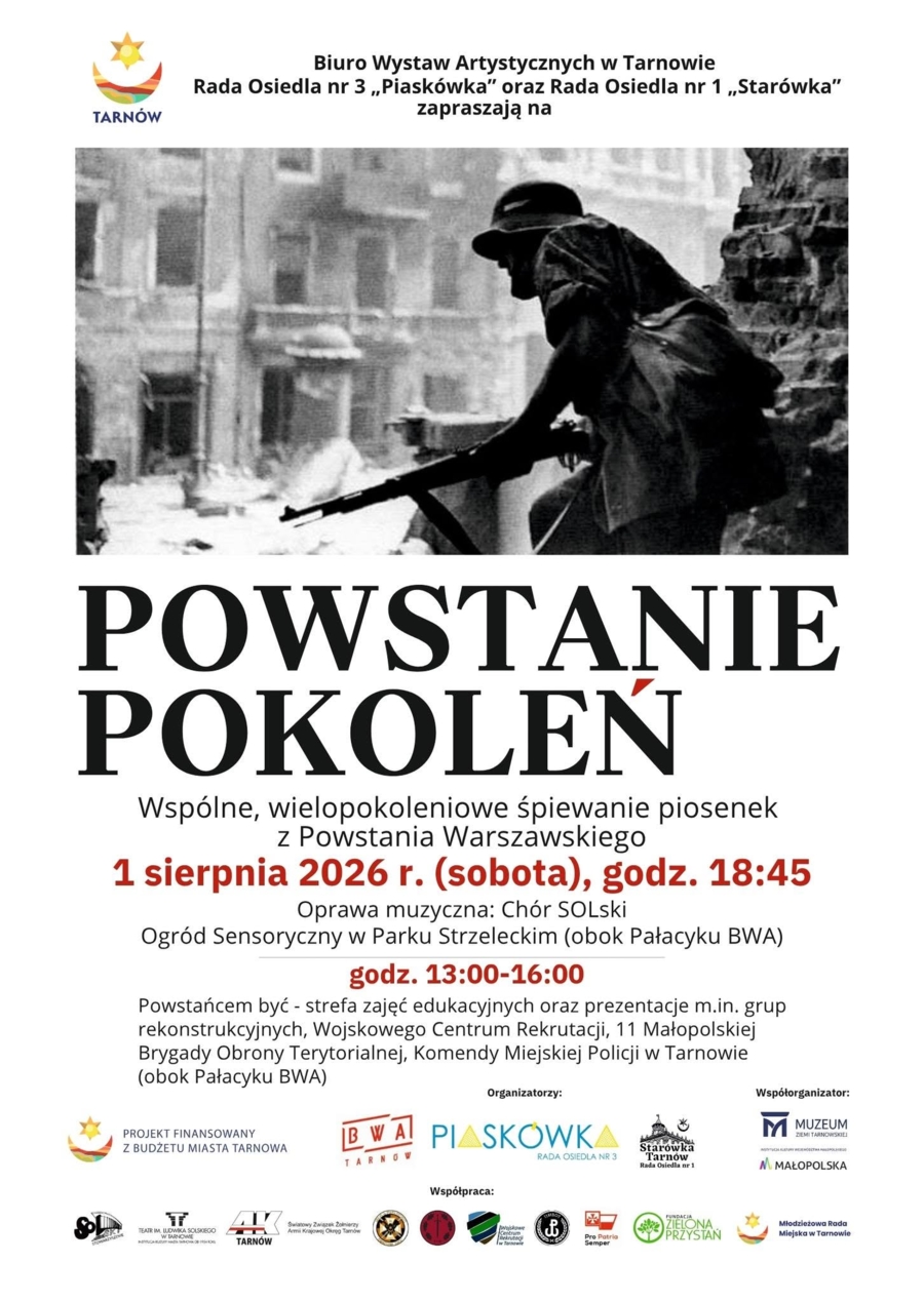 Plakat "Powstania Pokoleń"