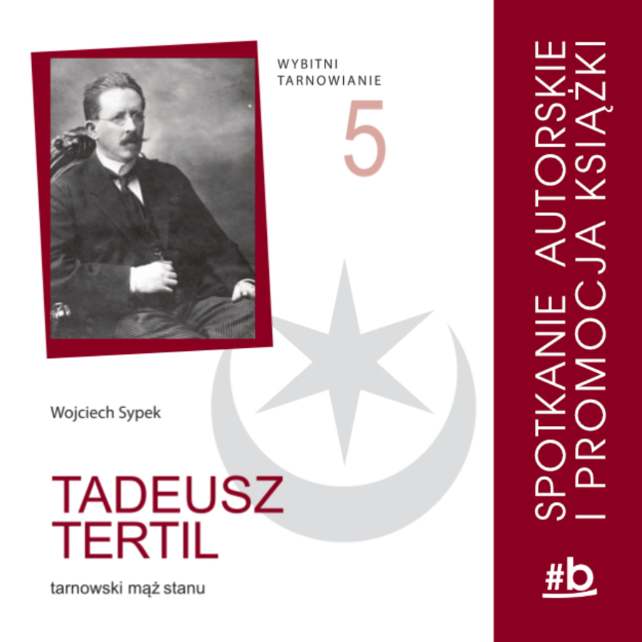 Plakat spotkania autorskiego z Wojciechem Sypkiem