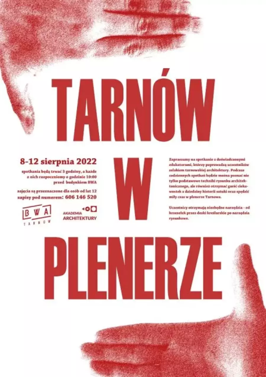 Plakat zajęć "Tarnów w plenerze"
