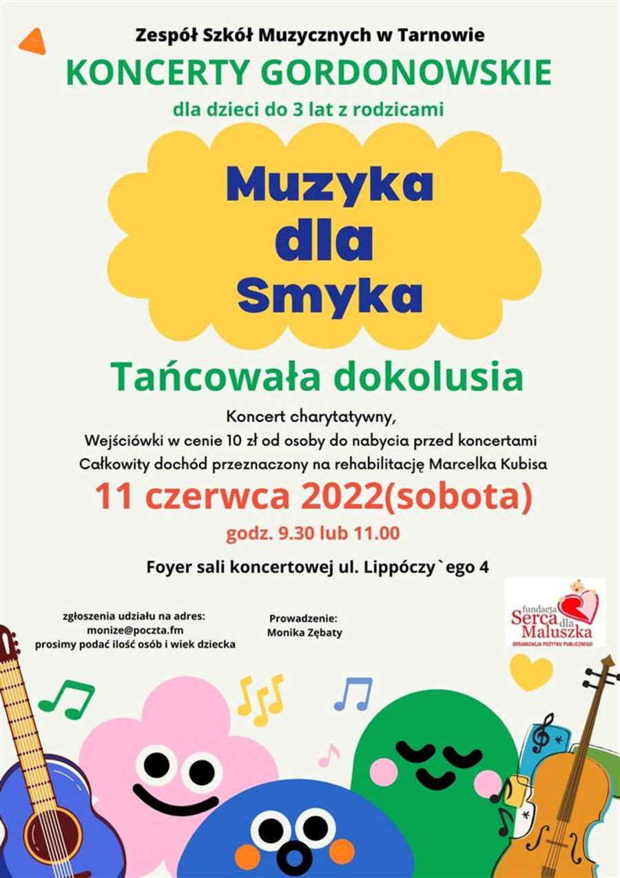Plakat koncertów gordonowskich
