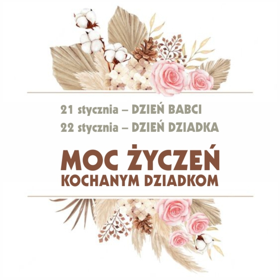 Życzenia z okazji Dnia Babci i Dnia Dziadka