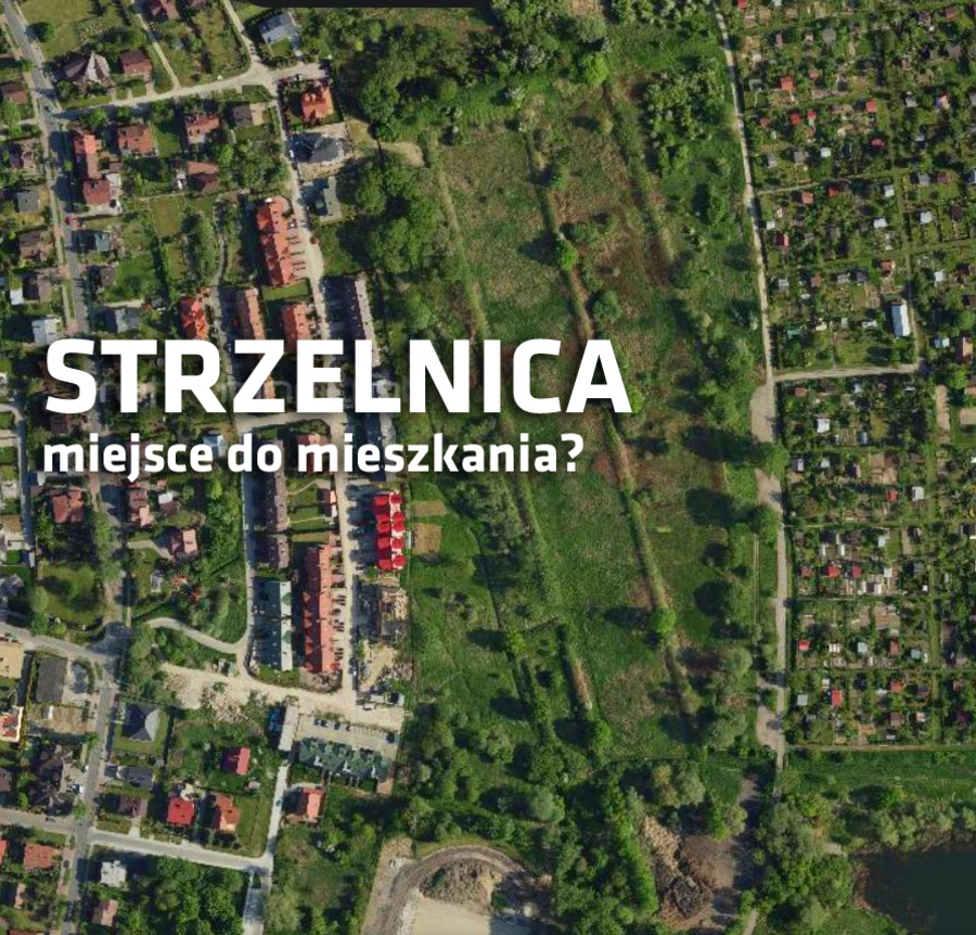 panorama na tereny byłej strzelnicy