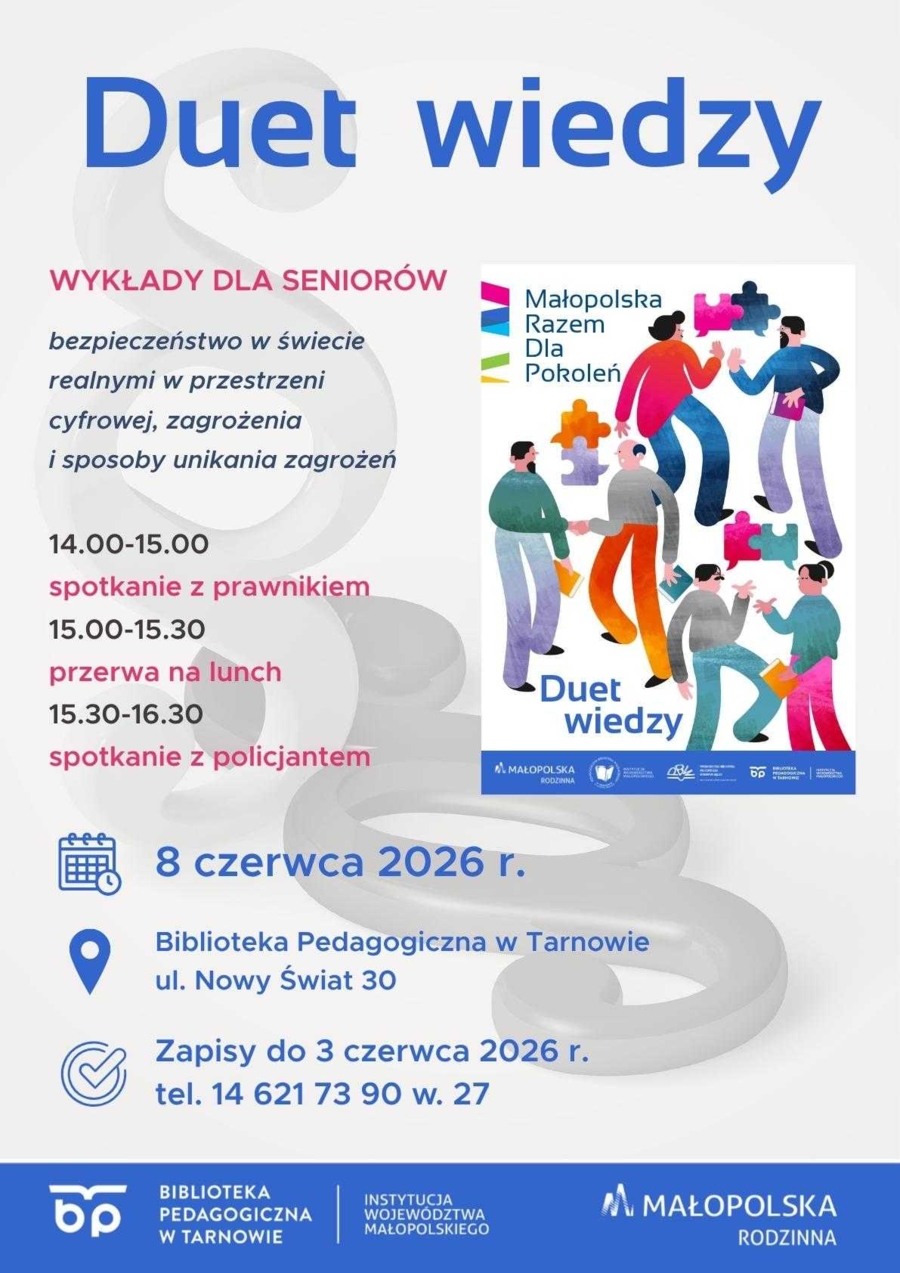 Plakat "Duetu Wiedzy"