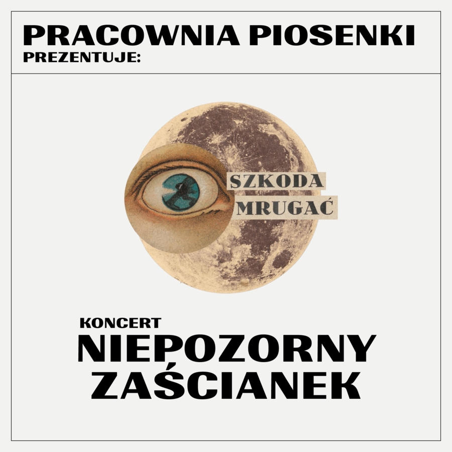 Plakat koncertu "Niepozorny zaścianek"